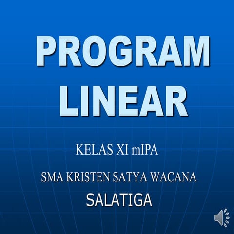 Ppt program linear1