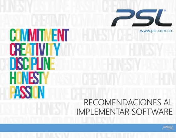 Psl software