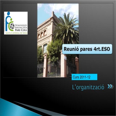 Ppt.reunió pares 4t eso.