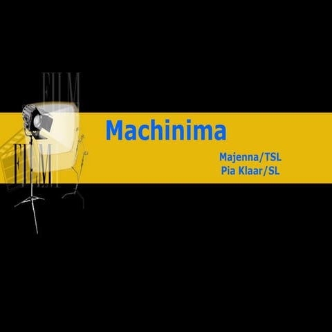 Machinima --How To in Second Life