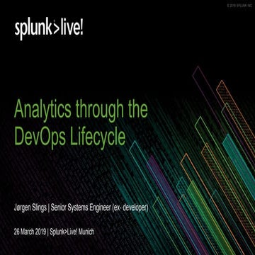 Analytics im DevOps Lebenszyklus