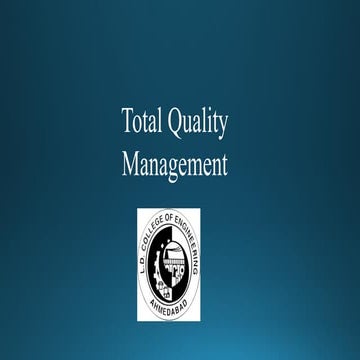 Total Quality Management