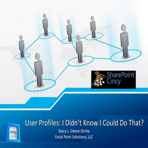 User Profiles: I Didn't Know I Could Do That?-Stacy Deere-Strole-SharePoint C...