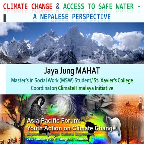 Climate Change in Nepal | PPTX