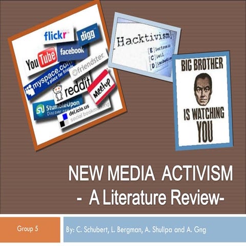 New Media Activism - A Literature Review