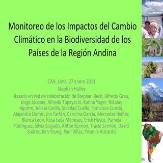 Monitoreo de los Impactos del Cambi...