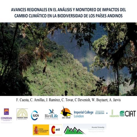 Avances regionales en el análisis y monitoreo de impactos del cambio climátic...