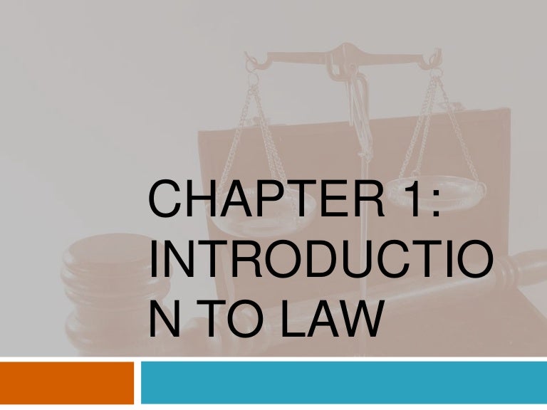 Introduction to Law