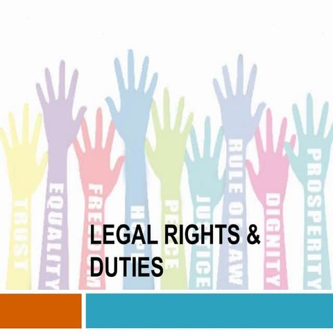 Legal Rights and Duties