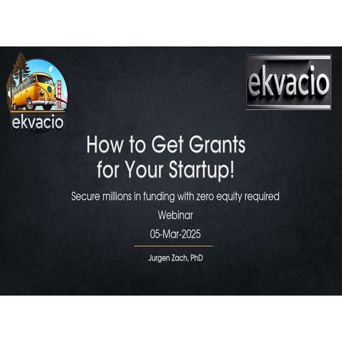 How to Get Grant Funding for Your Startup