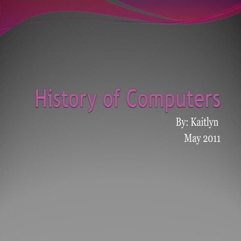 Computer History