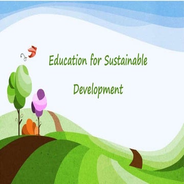 Sustainable education in the philippines