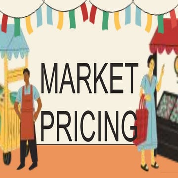 market pricing applied economics pptx. topic