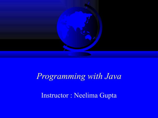 JAVA CLASS PPT FOR ENGINEERING STUDENTS BBBBBBBBBBBBBBBBBBB | PPT