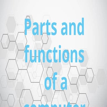 CSS 10 TLE 10 Parts and Functions PPT 1.pptx