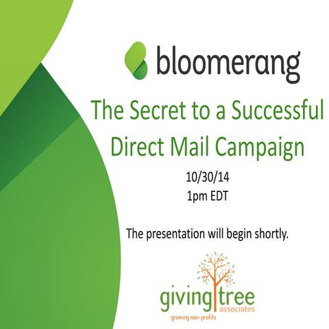 The Secret to a Successful Direct Mail Campaign