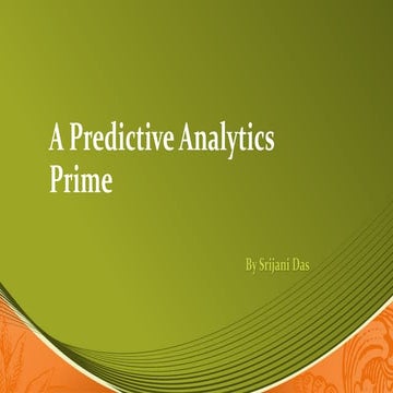 A Predictive Analytics Prime
