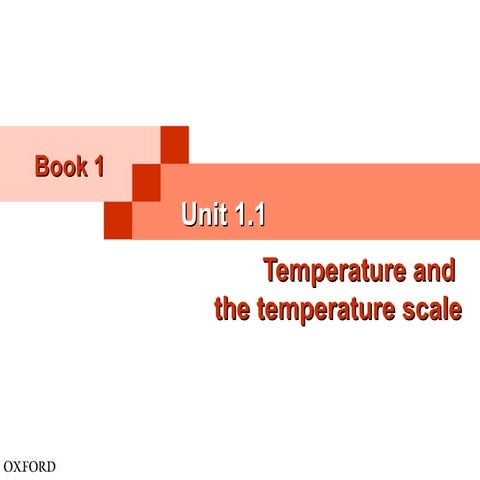 Understanding Temperature and the Celsius Temperature Scale: Concepts ...