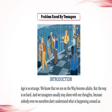 Problem faced by teenagers with key points | PDF