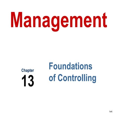 Types of Controlling:FeedbackControl, FeedForward control | PPT