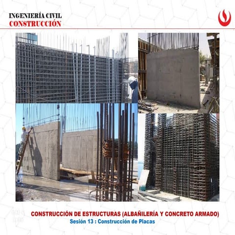 Construcción y Diseño de Placas de Concreto Armado en Edificaciones | PDF