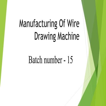 wire drawing machine