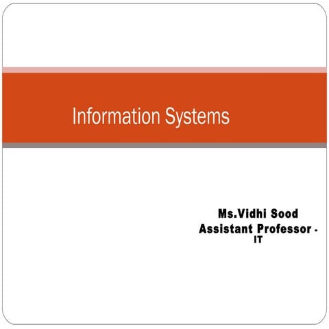 Managementy Information system-How Information System works?