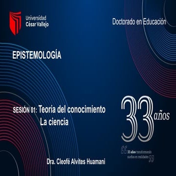 Teoria del conocimiento, como interpretar la realidad | PPTX