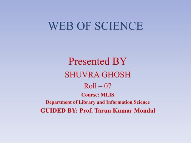 Web of Science