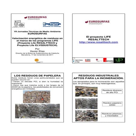 Eurosurfas 2011: Jornadas Medioambiente - Xavier Elias 2
