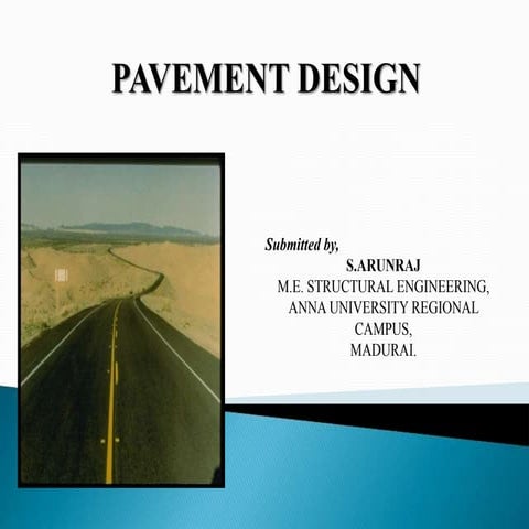 PAVEMENT DESIGN