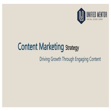 Content Marketing Strategy
