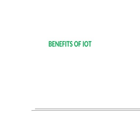 internet of things benefits advantages and disadvantages