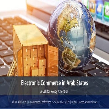 Electronic Commerce in Arab States: A Call for Policy Attention