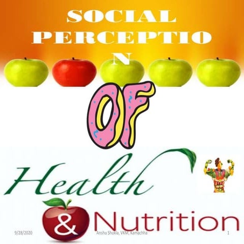 Social Perception of Health & Nutrition 