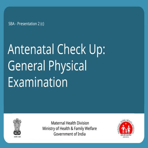 Comprehensive Guide to Antenatal General Physical Examination for ...