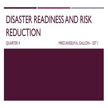 Geohazard mapping and assessment program | PPTX
