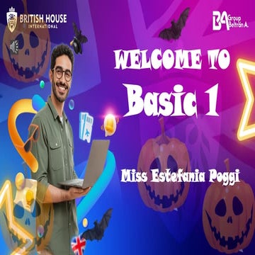 Basic English 1: Classroom Language, Adjectives, and Opposites | PPTX
