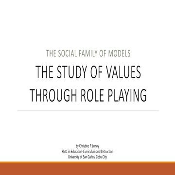 The study of values
