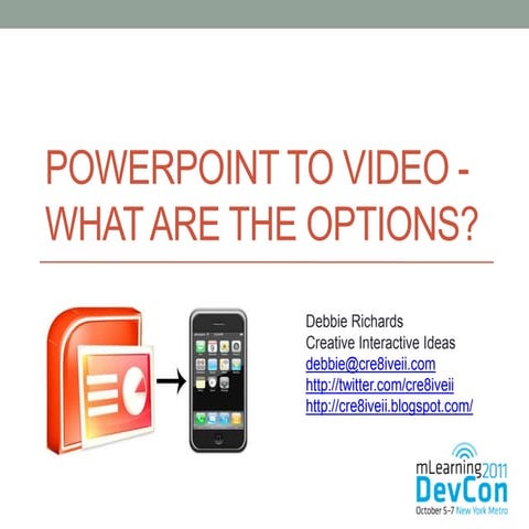 Ppt2 video