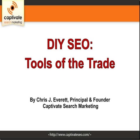 Do It Yourself SEO Tools