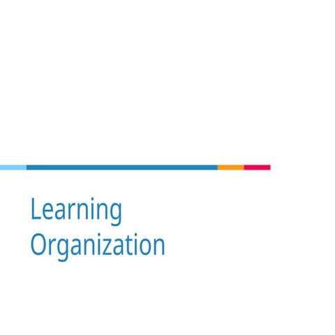 Organisasi Berbasis Team- Learning Organization