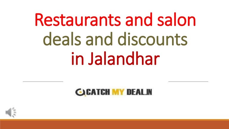 Deals And Discounts