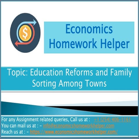Education Reforms and Family Sorting ppt
