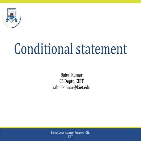 PPT3-CONDITIONAL STATEMENT LOOPS DICTIONARY FUNCTIONS.ppt