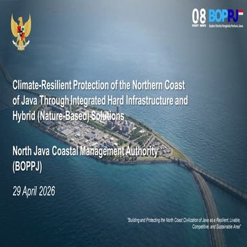 Climate-Resilient Coastal Protection of Northern Java: Integrated Hard ...