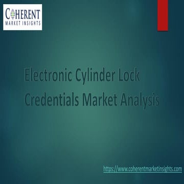 Electronic Cylinder Lock Credentials Market