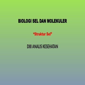 ppt4_Biosel&mol.pptx PRODI ANALIS KESEHATAN | PPTX