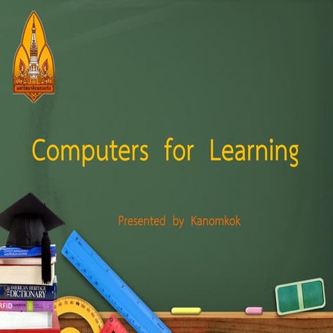 Computers  for  learning