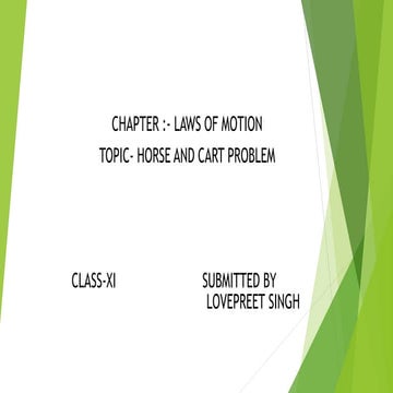 Ppt 5 Laws Of Motion Class 11 Physics 1 Pdf